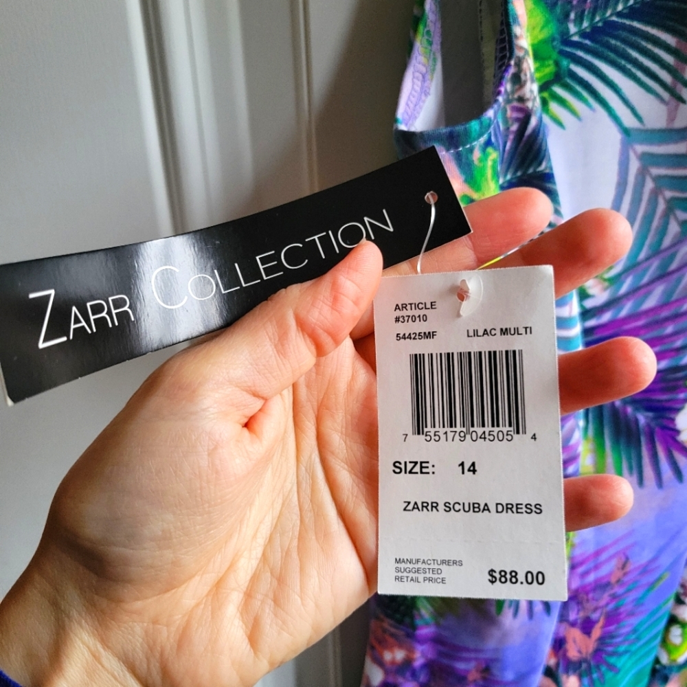 Zarr Collection Dress Size 14 - Picture 3 of 4